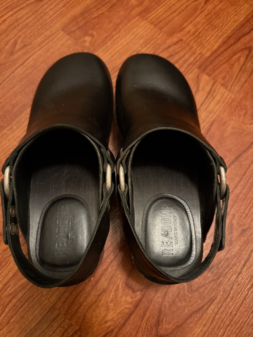 RE/DONE 70s Studded Slingback Clog Black - Picture 6 of 9